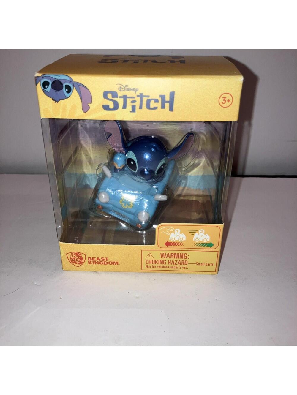 Disney Stitch Pull Back Car (#4 Light Blue Car) NEW in Box